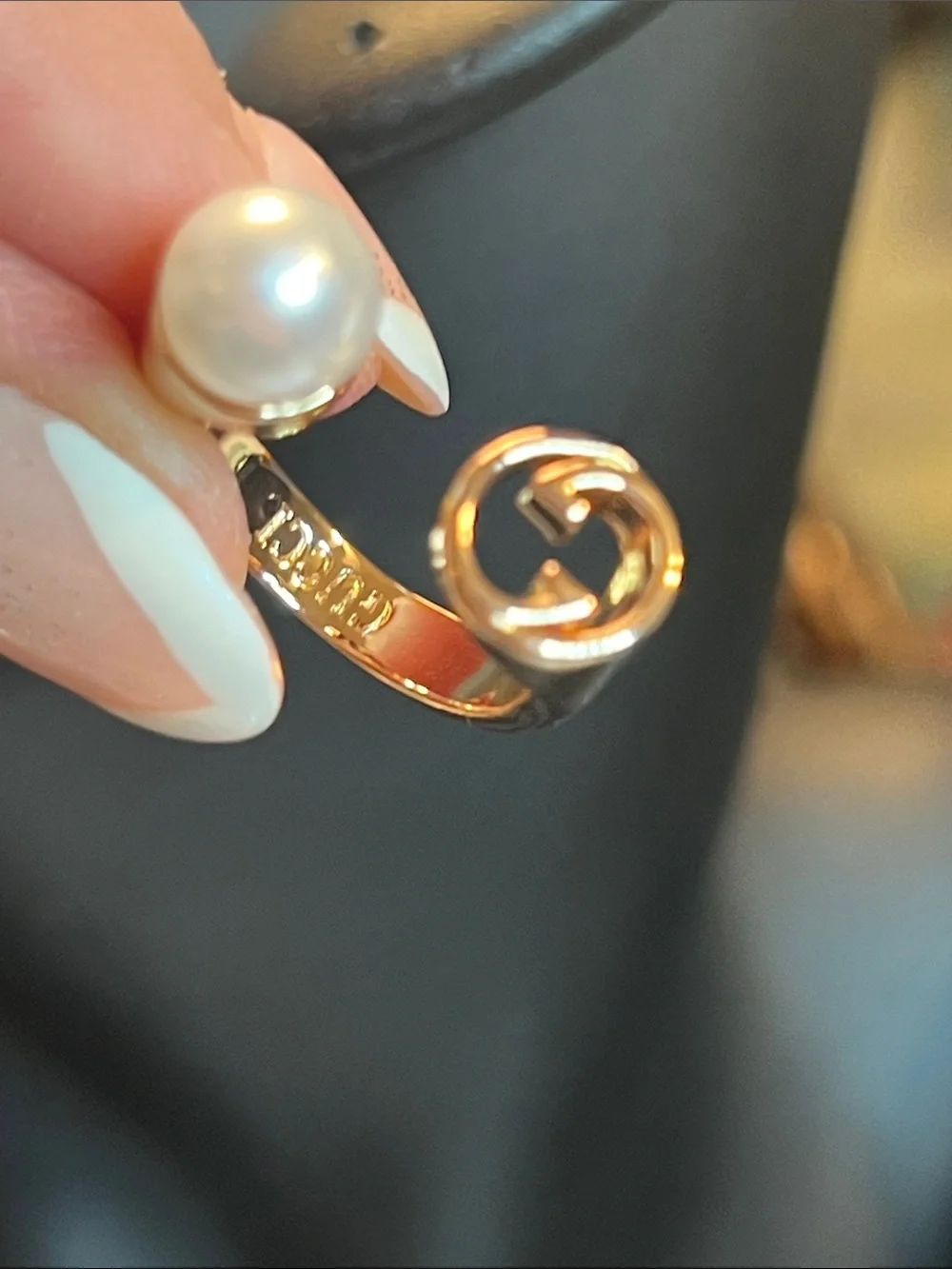 Gold Pearl Ring – Elegant Women’s Fashion Jewelry